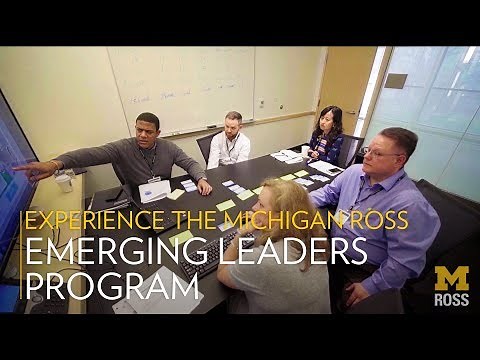 Experience the Michigan Ross Emerging Leaders Program