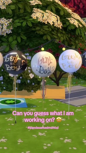 Working on something new... 👀 Can you guess what it is? #pandasamasimsmod #realisticchildbirthmod #sims4cc #sims4mods #sims4 #sims4family