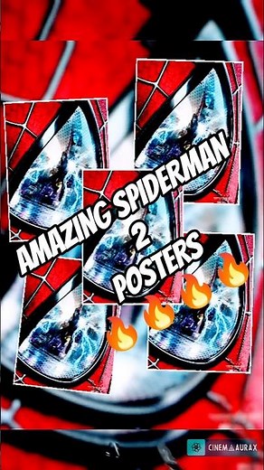 The Amazing Spider-Man 2 (2014) — Official Posters 🕷️🔥 #spiderman #cinemaaurax #andrewgarfield