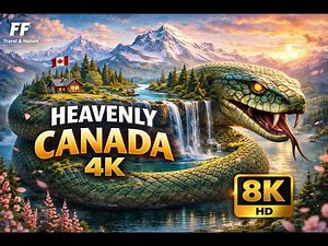 CANADA 8K – Relaxing Nature & Scenic Landscapes | Lakes, Mountains & Waterfalls