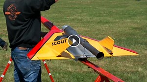 RC model lietadla s pulzným motorom