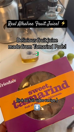 Tamarind Juice Recipe 🍹 | Dr. Sebi Inspired Electric Drink #tamarindjuice #vegan #shorts