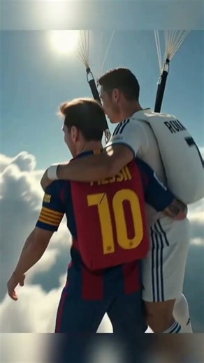 RONALDO and MESSI’s Parachute Accident!#