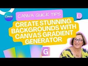 Create Stunning Backgrounds with Canva's Gradient Generator