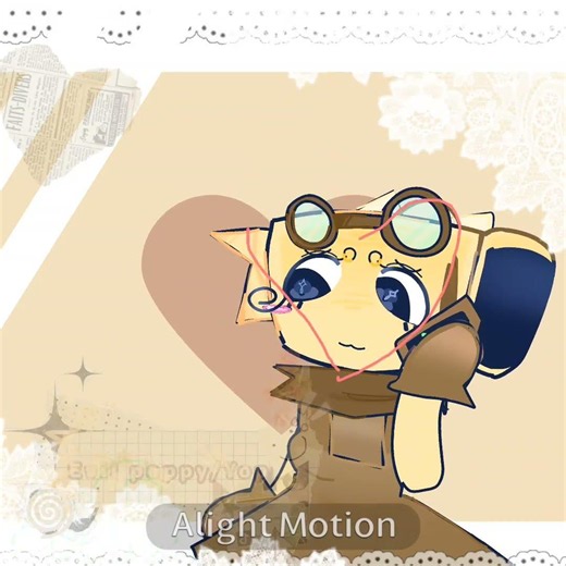 test animation ahahhaha|| shellvision( Vee x Shelly||#dw#dandyworld#shellvision #alightmotion #Epik