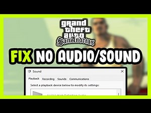 How to FIX GTA San Andreas No Audio/Sound Not Working