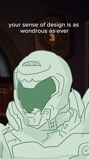 Amara Walker on Instagram: "Isabelle x Doom Slayer Soft Life ep 2 #animalcrossing #doom #doomguy #fanart #digitalart"