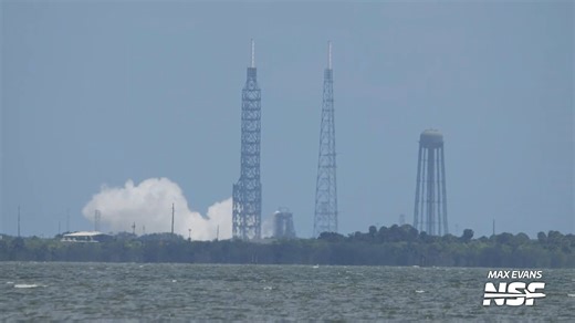 10K views · 305 reactions | STATIC FIRE! Blue Origin Static Fires Second Stage of New Glenn (GS2) ahead of Flight 2, at Launch Complex 36 at the Cape Canaveral Space Force Station. Thanks to NASASpaceflight.com's Max Evans for going out there and getting the views. | NASASpaceflight.com | Facebook