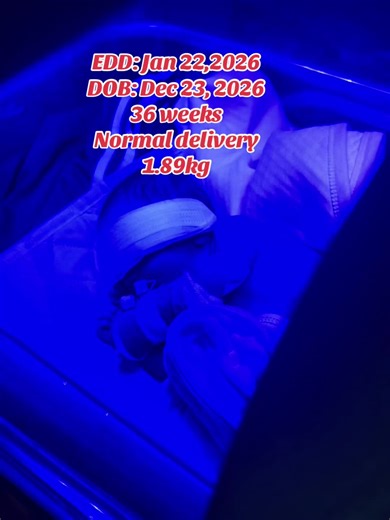 36 weeks. 1.89kg. One very brave little soul. Our journey took a sudden turn due to some pregnancy complications, and we are currently in the thick of the NICU/hospital life. Between phototherapy sessions for jaundice and waiting for more lab answers, we are leaning on love and great doctors. Please keep our tiny fighter in your thoughts. ✨#preeclampsiaawareness #gestationaldiabetespregnancy #fyp #jaundice #phototherapy