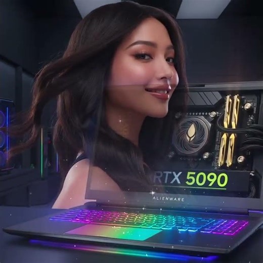 😍 Watch Her Destroy Games on This Alienware Area-51 18! 300Hz + RTX 5090 = Insane
