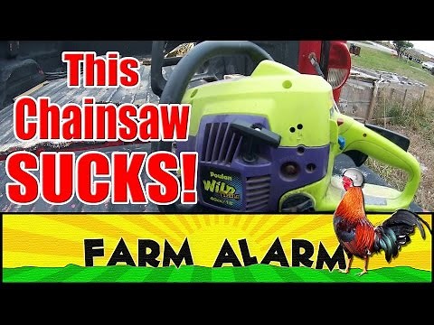 NEW Poulan Wild Thing Chainsaw - REVIEW