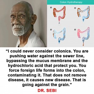 3.4K views · 21 reactions | Read  Dr. Sebi warned that colonics...