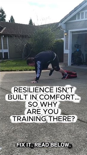 Why weak training makes weak people #grit #mindset