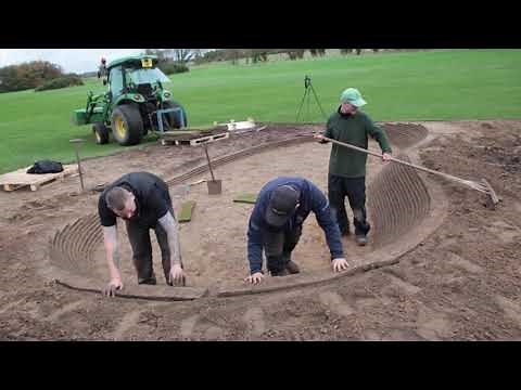 Revetting Bunker Construction at Hesketh Golf Club