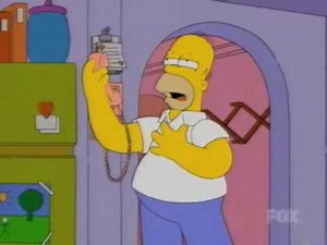 Simpsons - hilarious clip of Homer on phone