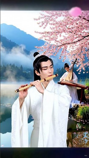 Zen Bamboo Flute & Guqin: Lakeside Serenade | Relaxing Chinese Fusion Music #music #chinesemusic