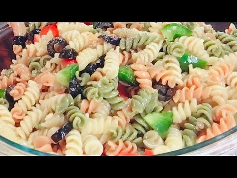 THE ULTIMATE TRI-COLOR ROTINI PASTA SALAD RECIPE | EASY RECIPE | KAMAYANG PINOY