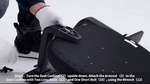 Watch Assembly video for the tall office chair on Amazon Live