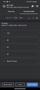 5:19湅 凡(II) 00:17:00IBPS RRB CLERK PRELIMS 2024 MOC...Reas... | Filo