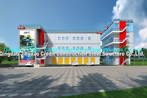 [Hot Item] New Design Customize Multi-Storey Steel Structure Building Prefab Hotel Warehouse Hospital Factory Heavy Steel Frame Beam Construction Building Structure