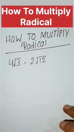 How To Multiply Radicals Easily | Square Root Multiplication Trick