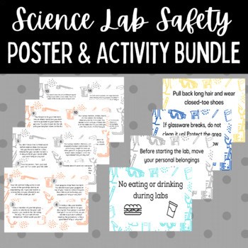 Science Safety Activity and Poster Bundle
