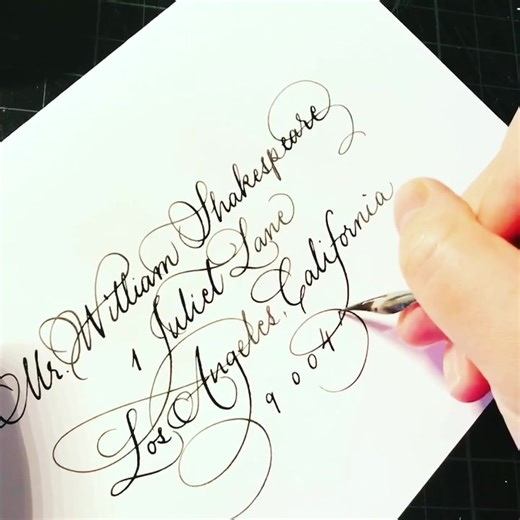 Classic Calligraphy by Katrina: No Time Lapse