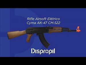 Review Rifle Airsoft Elétrico Cyma AK-47 CM.522 Bivolt
