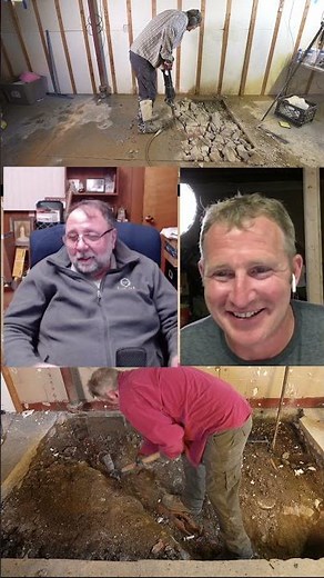 How to get a curbless shower over existing concrete