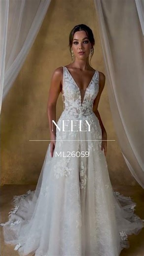 Boho Wedding dress | Neely by Madi Lane available at Timeless Bridal Couture