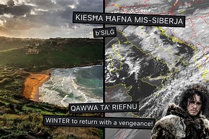 Brace Yourselves: After The Hottest January Day Ever, A 'Siberian Blast' Is Set To Drastically Drop Malta's Temperature