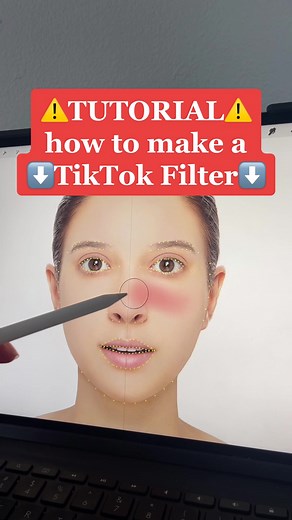 how to make a tiktok filter using procreate and effect house ⚠️full step by step tutorial⚠️ #effecthouse #effecthousecreator #procreate #filter #filters #effect #effects #tutorial #art #artist #makeup #fyp #foryou #foryoupage