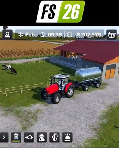 😱 Farming Simulator 26 Mobile Gameplay |#fs26 |#shortsvideo |#SK_GAMING_FS |