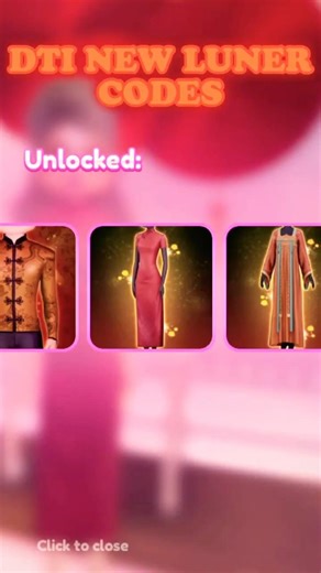 ALL NEW LUNAR CODES IN DTI! 🧧 #roblox #dresstoimpress #dti #shorts