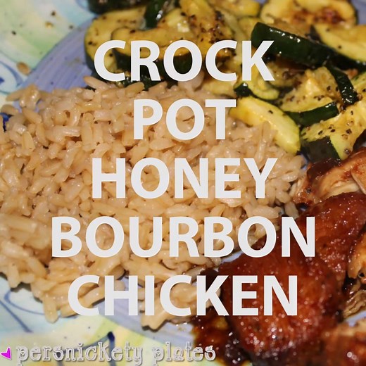 488K views · 101 reactions | Crock Pot Honey Bourbon Chicken is one...
