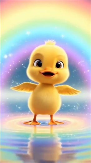 Magical Baby Duck Dancing on Rainbow Pond 🌈🦆✨ | Super Cute Kids Cartoon