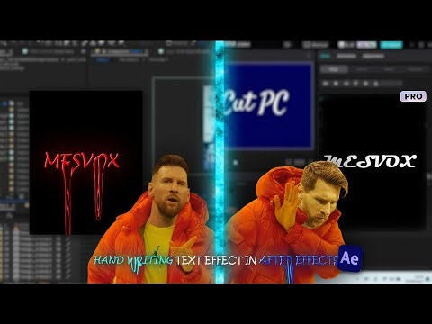 Handwriting Text effect in After effects|After effects Tutorial