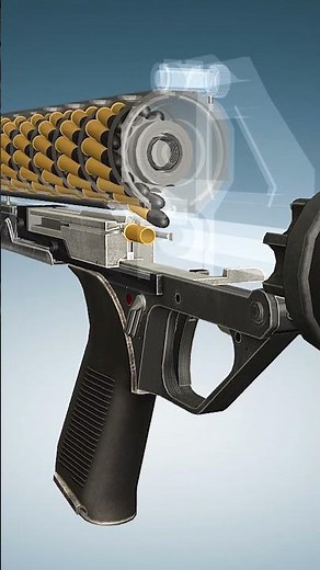 Calico M100 is a blowback-operated semi-automatic rifle chambered in .22 LR #FirearmRealm