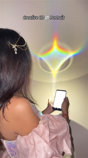 Sumedha Bhattacharyya on Instagram: "Creative CD 💿 Portrait Idea 💡 📸 📸 @advocate_bhattacharyya #portrait #portraitphotography #creativity #creative #creativephotography #photoshootathome #princessphotoshoot"