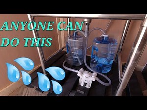 EASY DIY KITCHEN SINK FOR LIVING OFF GRID