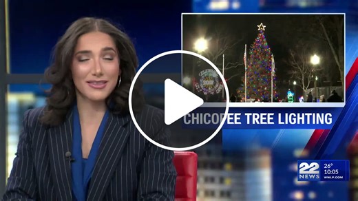 Chicopee community celebrates annual Christmas tree lighting - NewsBreak
