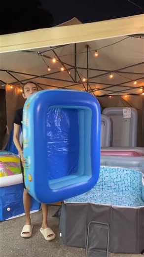 Inflatable Children's Square Swimming Pool – 150cm