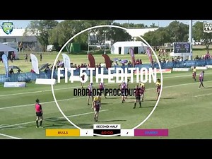 FIT 5th Edition Playing Rules for Touch: Drop-off Procedure