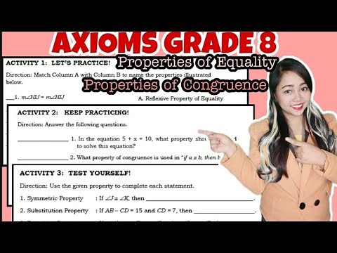 AXIOMS - Grade 8 Module 3 Activities | MathTV PH