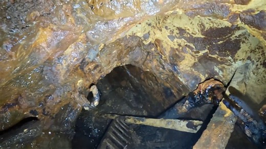 What happened when the mine we were exploring collapsed