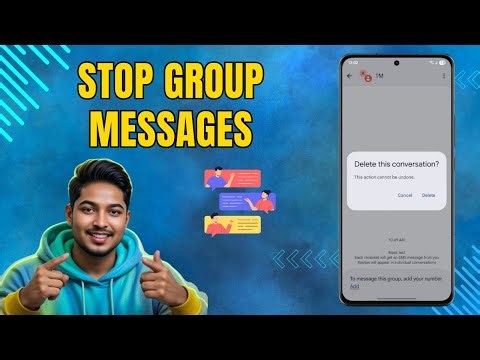 How To Leave A Group Text Message On Android | Stop Unwanted Chats (2026)