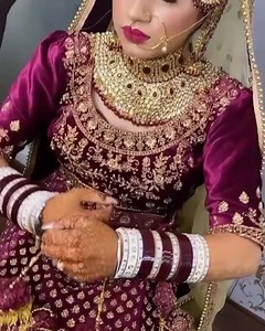 She is beautiful, shy and one of the cutest bride of mine 💞💞 . #beautifulbride #ronishamakeovers #makeupbyronisha🌟 #jammubride #bridesofjammu #choodolovers | Ronisha Makeovers