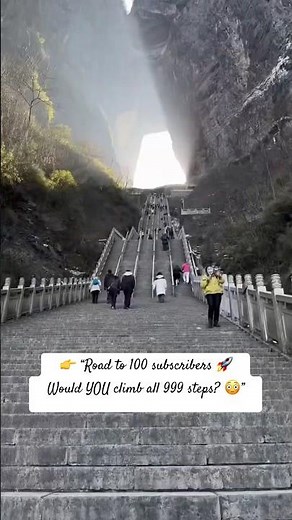 999 Steps to Heaven 🇨🇳 | Climbing the Famous Stairway | Roam with Amana | #999 #heaven #china