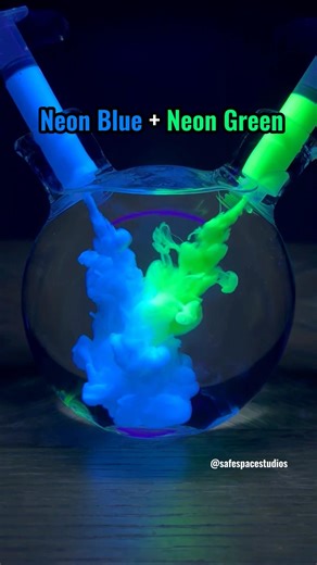 Light vs Night (Color Mixing Blue + Green) #colormixing #satisfying #paintmixing #paint