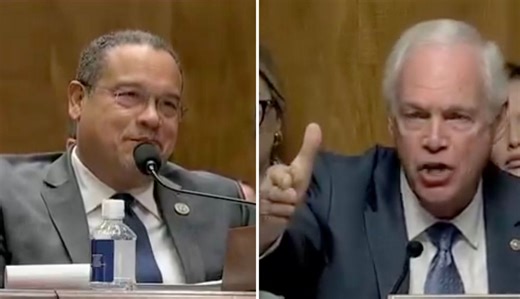 'You disgust me!' Ron Johnson absolutely loses it on Keith Ellison over Minnesota Dems' ICE rhetoric